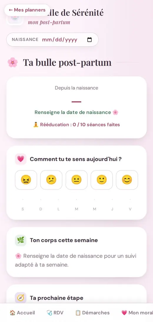 Ta bulle post partum