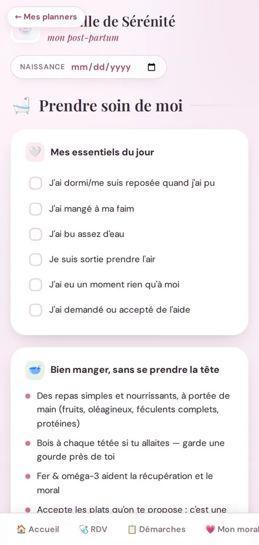 Prendre soin de moi